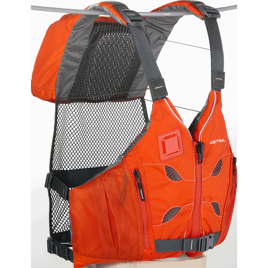 Life jacket clipped product photograph