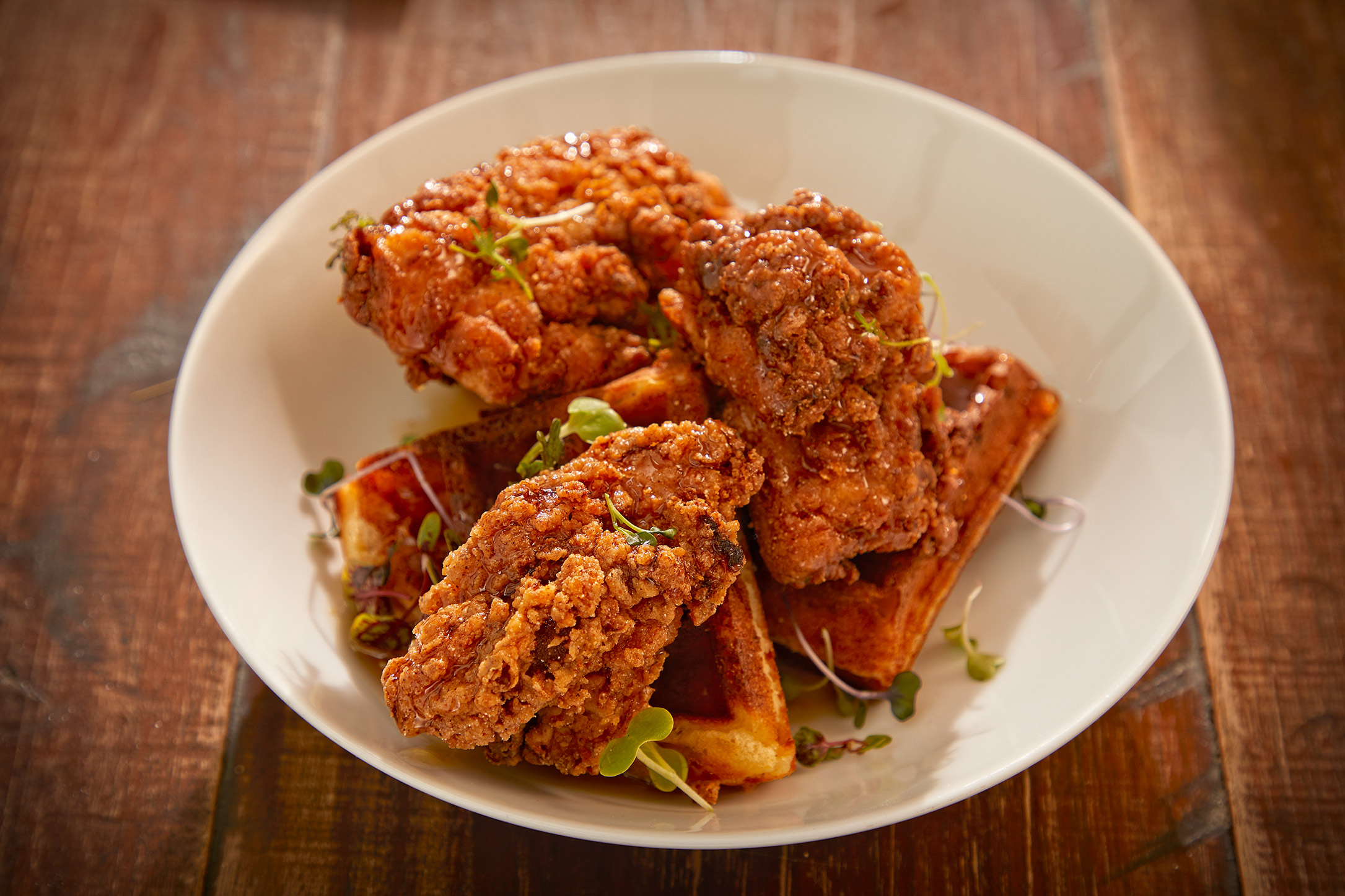 Fried chicken food photography