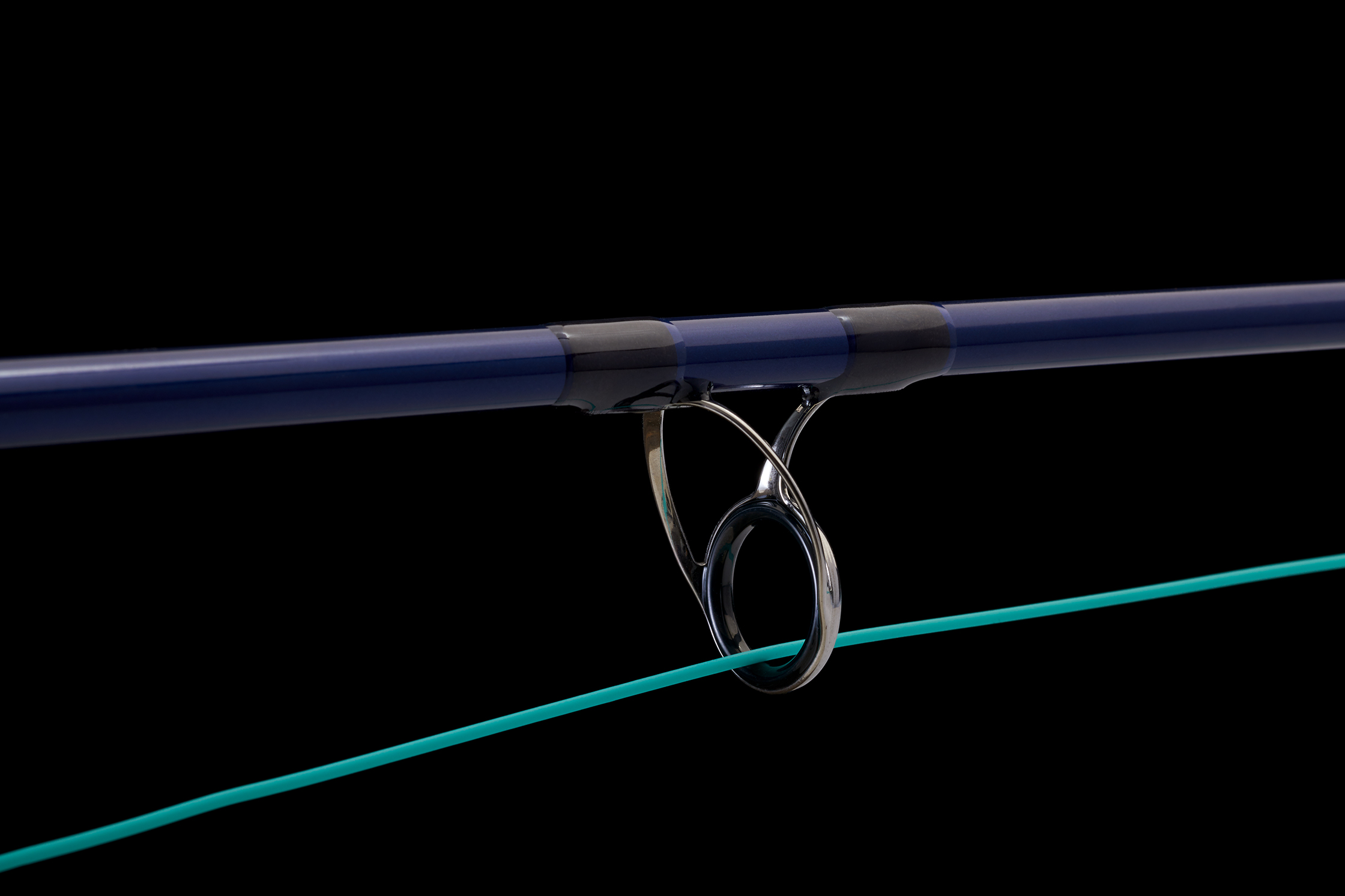 Fly rod in studio photography
