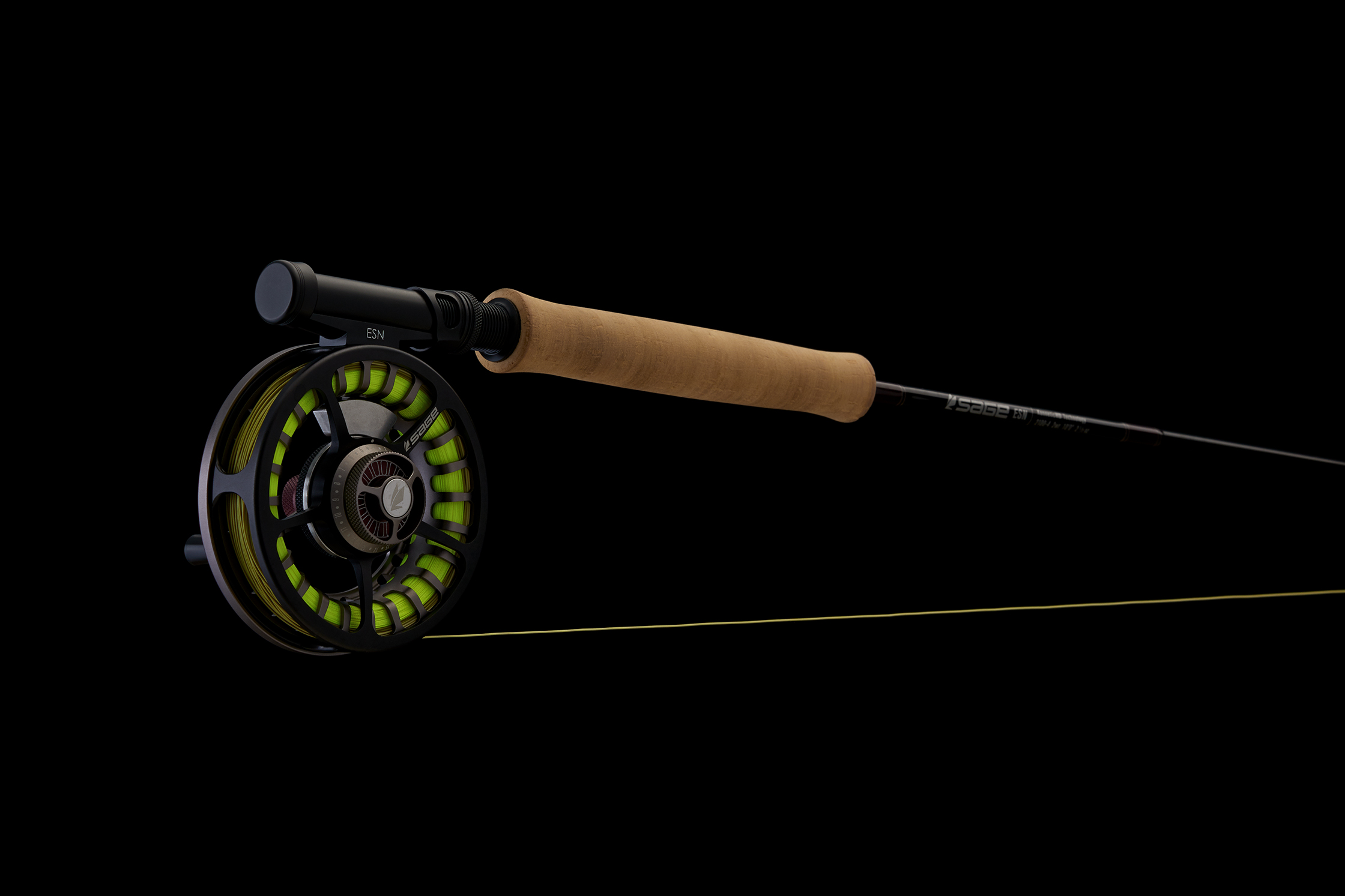 Fly rod product photograph
